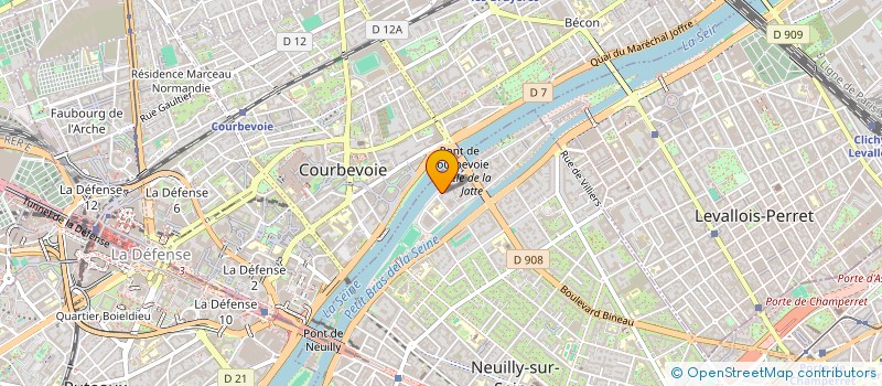 localisation de l'entreprise HABAIT VY à NEUILLY-SUR-SEINE
