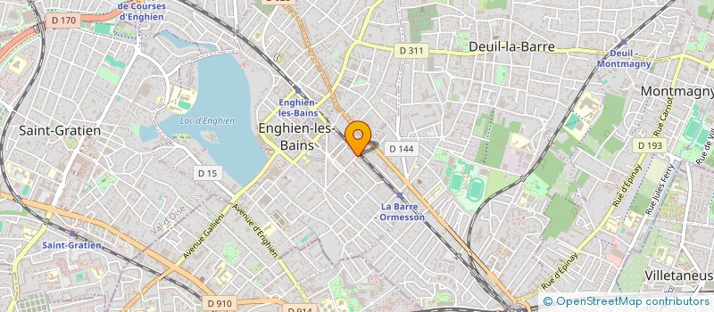 localisation de l'entreprise HABAL HOLDING  ENGHIEN-LES-BAINS