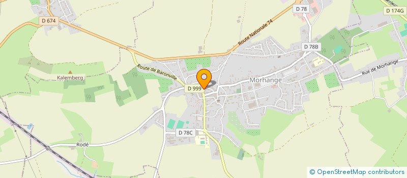 localisation de l'entreprise HABAMO à MORHANGE