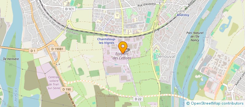 localisation de l'entreprise HABAN'S à CHANTELOUP-LES-VIGNES