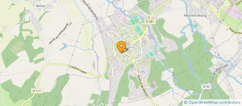 localisation de l'entreprise HABANA CHIC  MOURENX