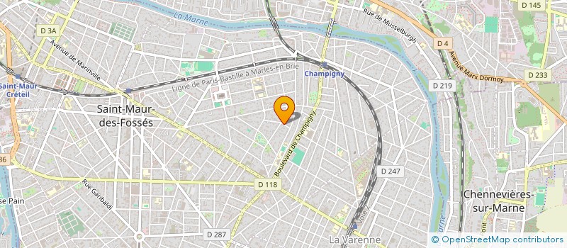 localisation de l'entreprise HABANERA à SAINT-MAUR-DES-FOSSES