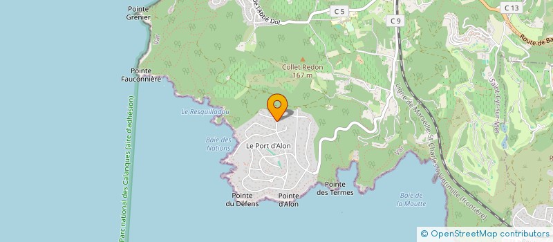localisation de l'entreprise HABCHI à SAINT-CYR-SUR-MER