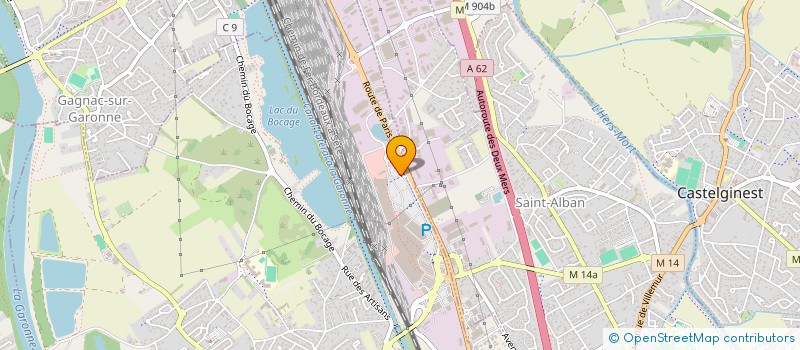 localisation de l'entreprise HABCO BOIS  FENOUILLET