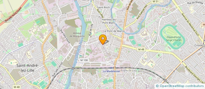 localisation de l'entreprise HABEAS CORPUS ASSO à MARCQ-EN-BARŒUL