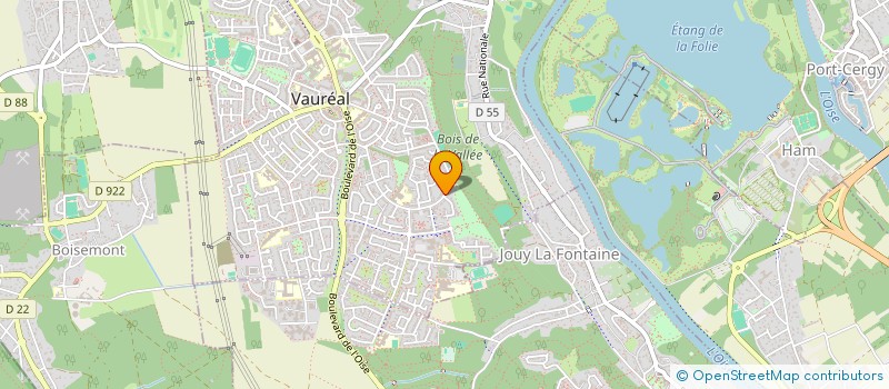 localisation de l'entreprise HABEETATION à VAUREAL