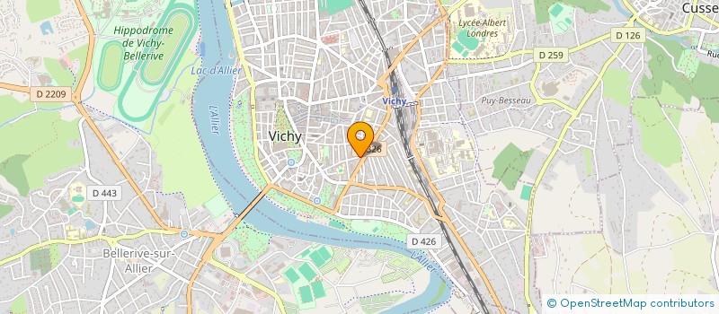 localisation de l'entreprise HABELEC à VICHY