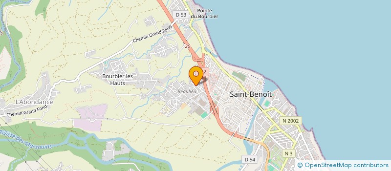 localisation de l'entreprise HABEMUS PAPAM à SAINT-BENOIT