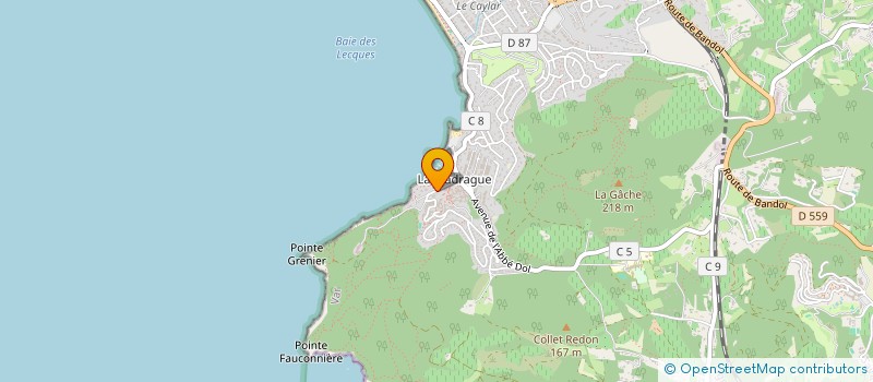 localisation de l'entreprise HABER GENIE CLIMATIQUE TUYAUTERIE à SAINT-CYR-SUR-MER