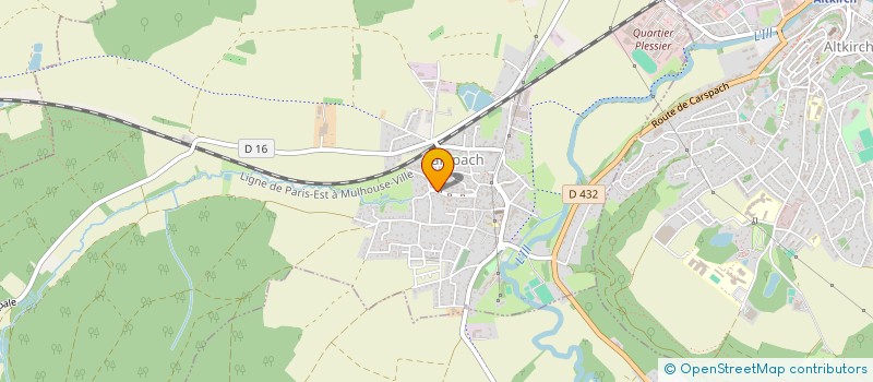 localisation de l'entreprise HABERMACHER  CARSPACH