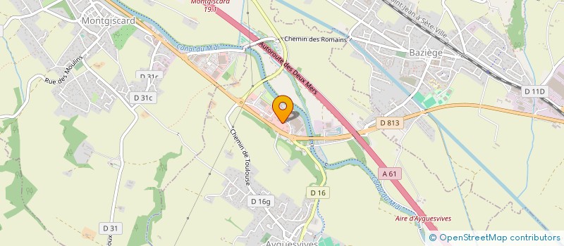 localisation de l'entreprise HABERT DISTRIBUTION  AYGUESVIVES