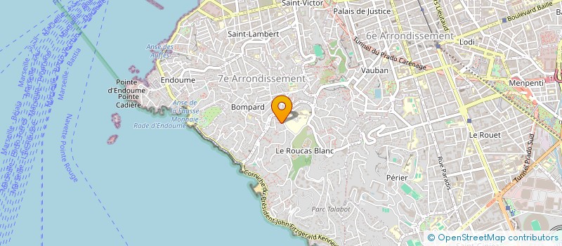 localisation de l'entreprise HABERT INDIVISION  MARSEILLE 7EME