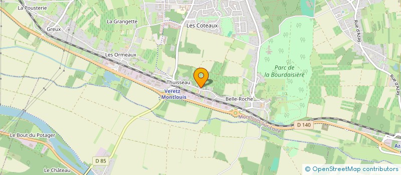 localisation de l'entreprise HABERT JEAN BERNARD ET ISABELLE  MONTLOUIS-SUR-LOIRE