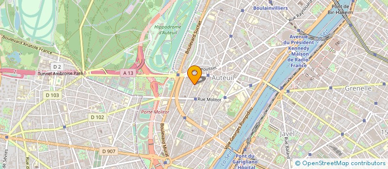 localisation de l'entreprise HABERT MUSIC PROD OU HMP  PARIS