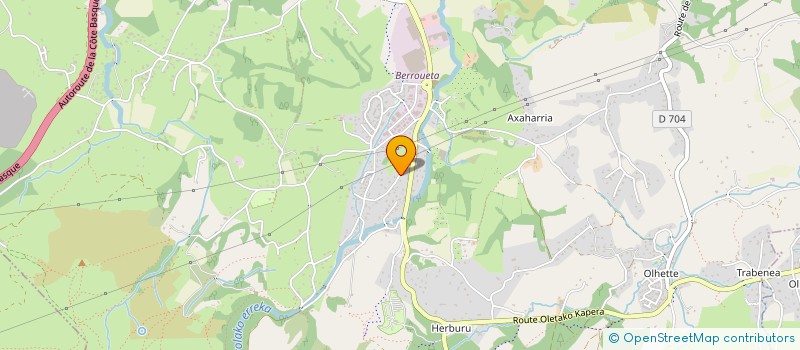 localisation de l'entreprise HABIAK  URRUGNE