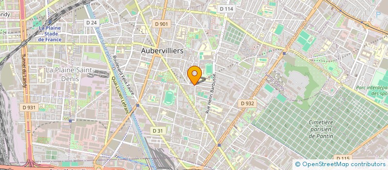 localisation de l'entreprise HABIB CONSEIL.COM à AUBERVILLIERS