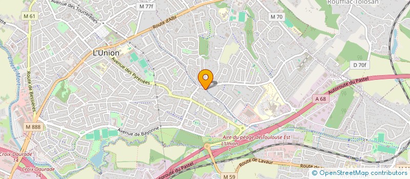 localisation de l'entreprise HABIBA SOLID'AIR  L'UNION