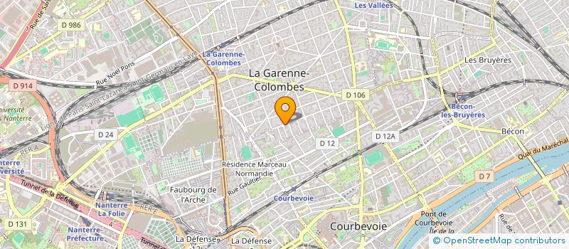 localisation de l'entreprise HABIBI  LA GARENNE-COLOMBES