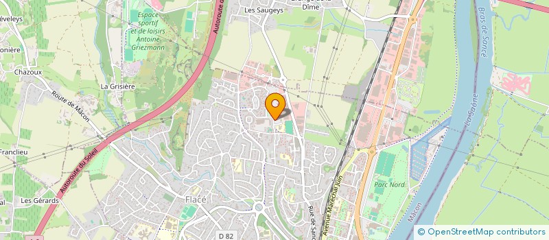 localisation de l'entreprise HABIBI EAT à MACON