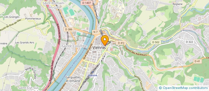 localisation de l'entreprise HABILIS CONSEIL à VIENNE