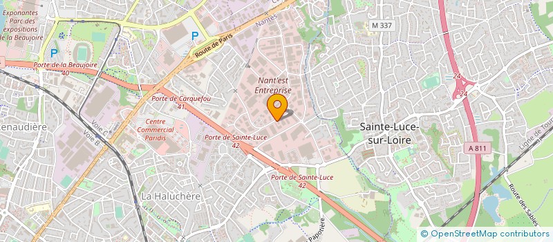 localisation de l'entreprise HABILIS INFORMATIQUE à NANTES