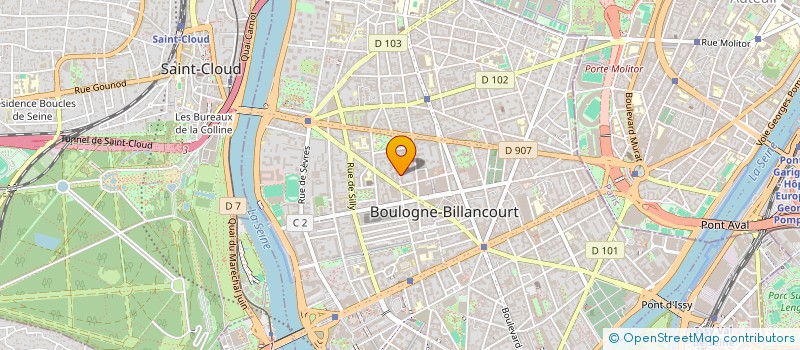 localisation de l'entreprise HABILISSIMMO  BOULOGNE-BILLANCOURT