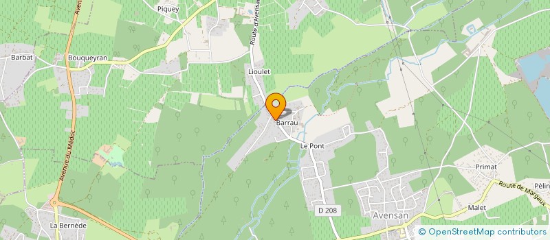 localisation de l'entreprise HABILITATIONELECTRIQUE.FR  AVENSAN