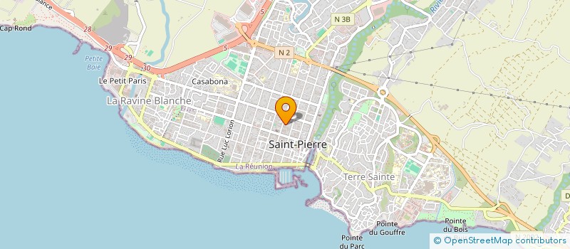 localisation de l'entreprise HABILUX à SAINT-PIERRE