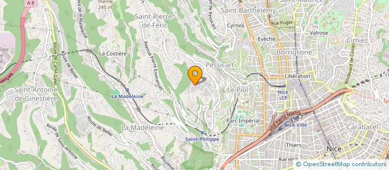 localisation de l'entreprise HABINOR SYNDIC  NICE