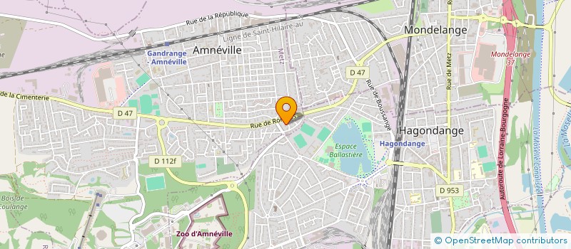 localisation de l'entreprise HABIT'ART  AMNEVILLE