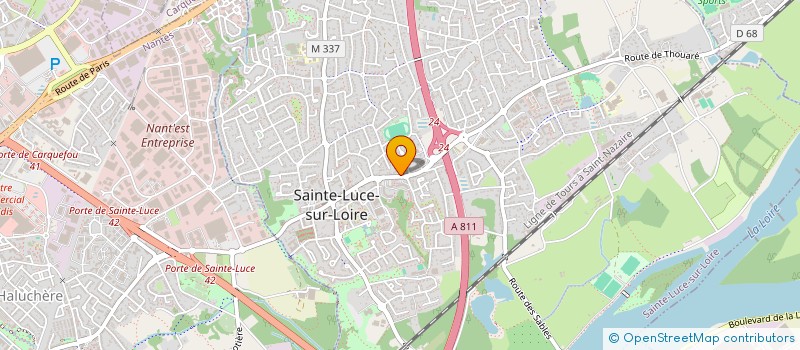 localisation de l'entreprise HABIT BOIS CONSTRUCTIONS à SAINTE-LUCE-SUR-LOIRE
