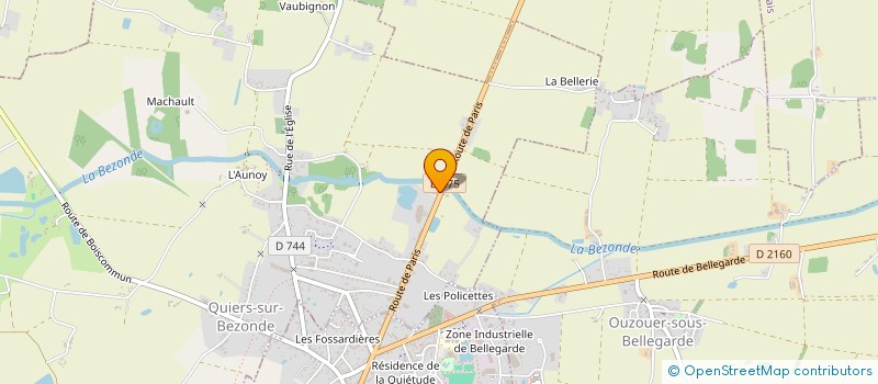 localisation de l'entreprise HABIT CONFORT 45 à QUIERS-SUR-BEZONDE