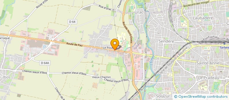 localisation de l'entreprise HABIT'CONFORT PYRENEES à IBOS