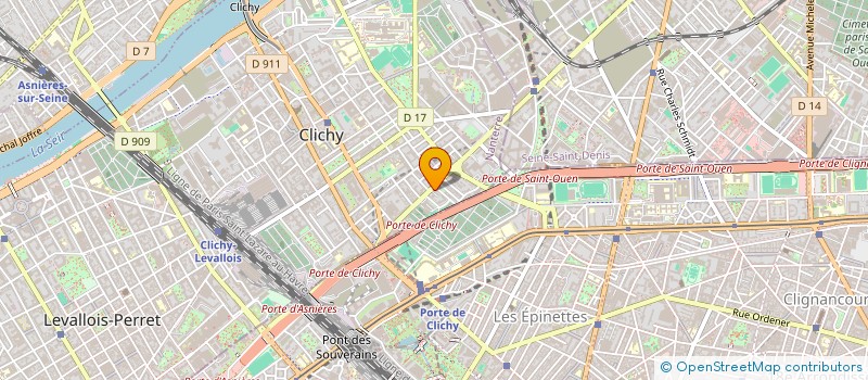 localisation de l'entreprise HABIT OPTIC à CLICHY