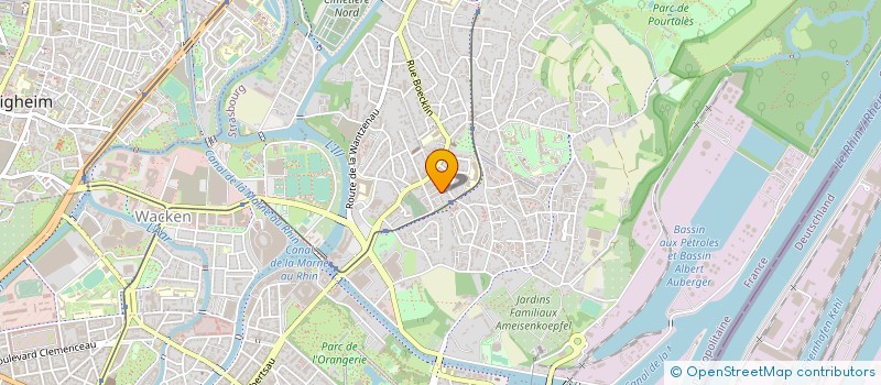 localisation de l'entreprise HABIT THERM à STRASBOURG