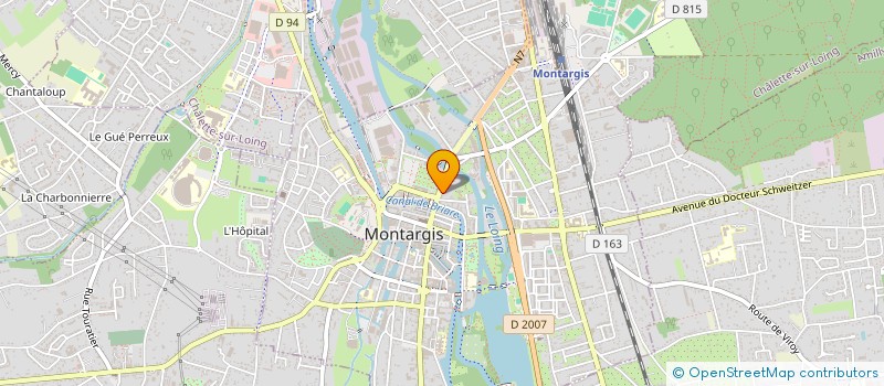 localisation de l'entreprise HABITA CONFORT à MONTARGIS