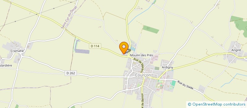 localisation de l'entreprise HABITA RENOV 17  COURCON