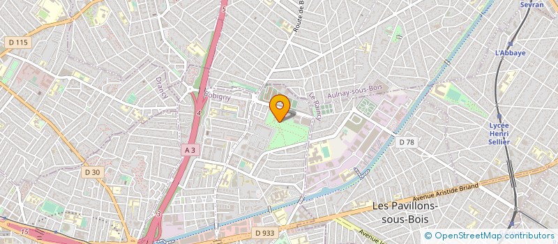 localisation de l'entreprise HABITALIS 93 à BONDY