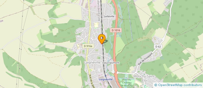 localisation de l'entreprise HABITALOC  LAIGNEVILLE