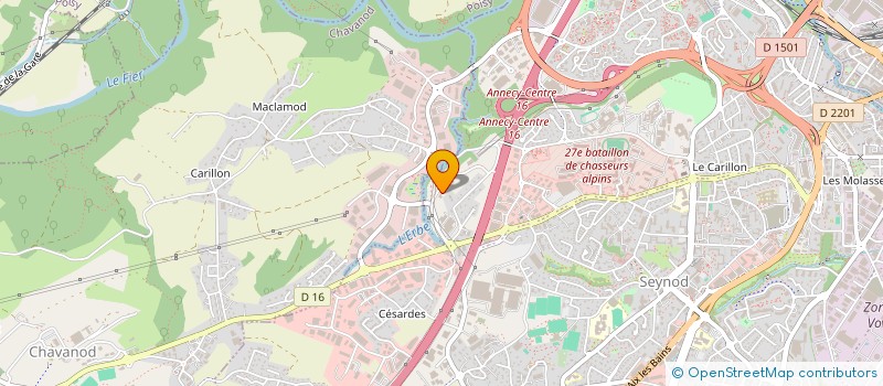 localisation de l'entreprise HABITAMAT à ANNECY