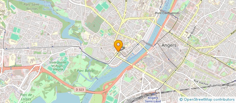 localisation de l'entreprise HABITANTS DU FRONT DE MAINE à ANGERS