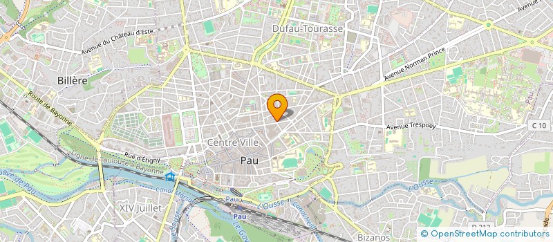 localisation de l'entreprise HABITAT 2000 à PAU