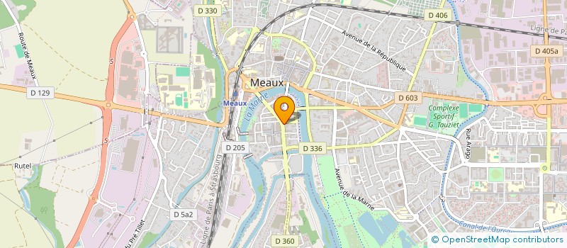 localisation de l'entreprise HABITAT 2000 à MEAUX