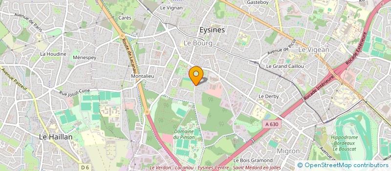 localisation de l'entreprise HABITAT 21  EYSINES