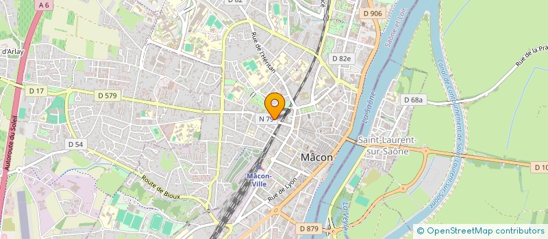 localisation de l'entreprise HABITAT 71  MACON