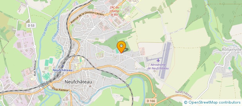 localisation de l'entreprise HABITAT à NEUFCHATEAU