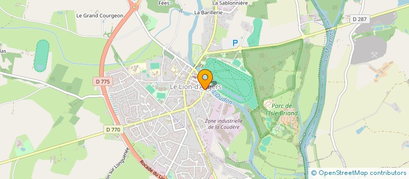 localisation de l'entreprise HABITAT  LE LION-D'ANGERS