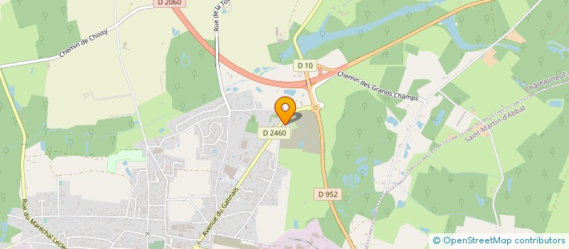 localisation de l'entreprise HABITAT ATYPIQUE à CHATEAUNEUF-SUR-LOIRE