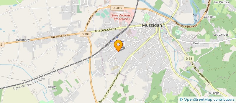 localisation de l'entreprise HABITAT BOIS BLONDE  LES LECHES