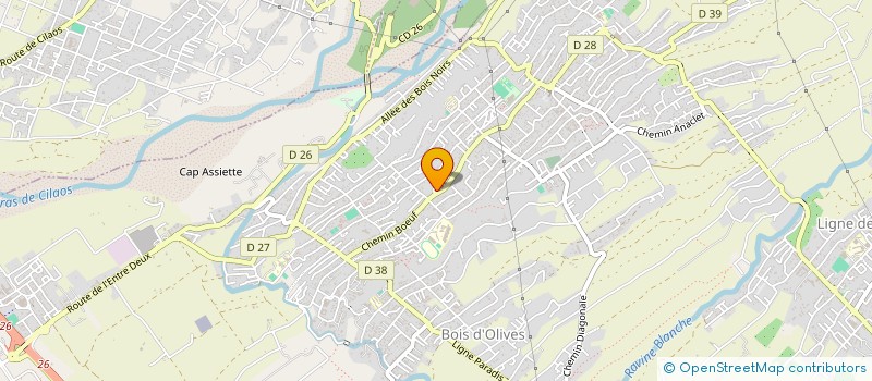 localisation de l'entreprise HABITAT BOIS MENUISERIE  SAINT-PIERRE